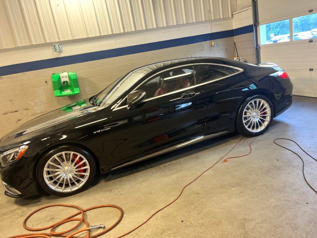 Ceramic coating on a Mercedes-Benz S63 V12 in Augusta, GA